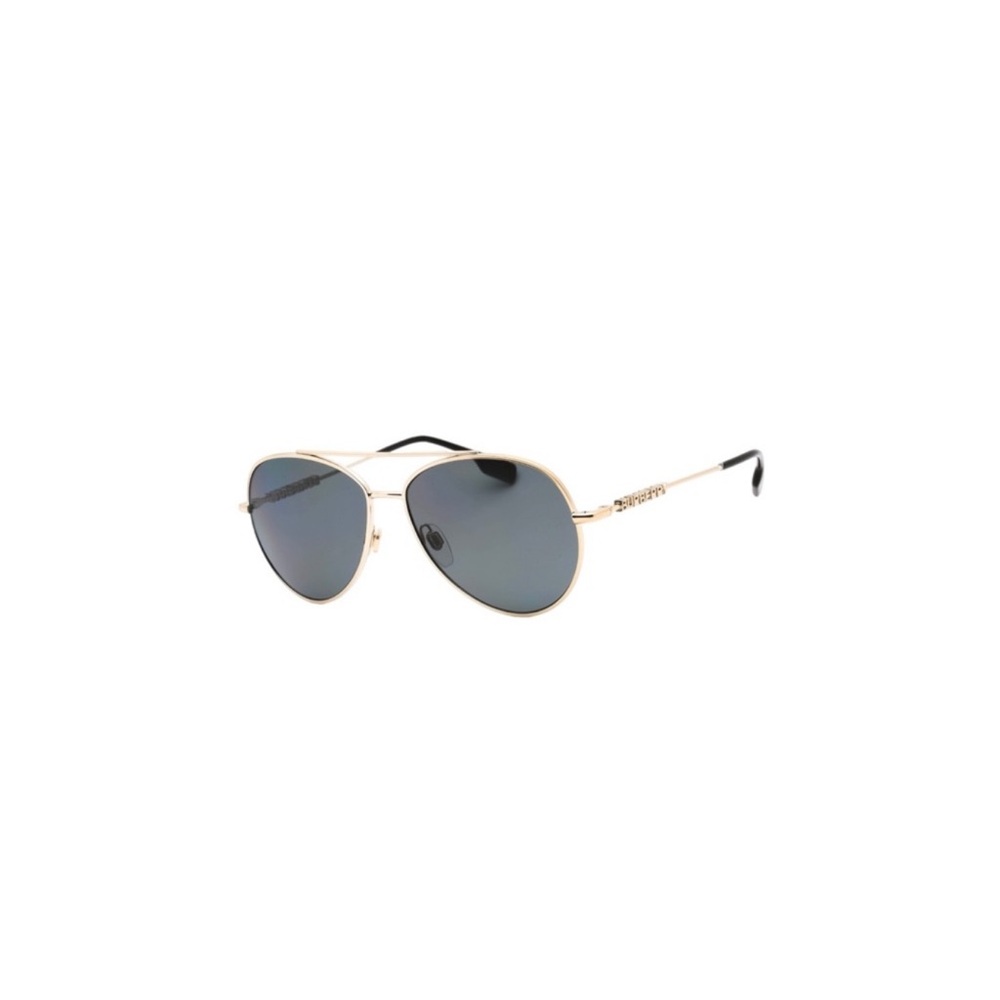 Burberry Light Gold Sunglasses with Dark Gray Lenses